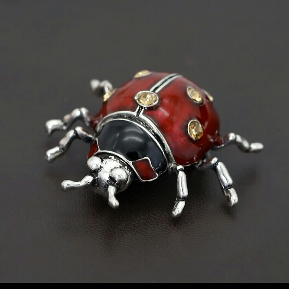 Ladybug Pin/Brooch - Picture 2 of 4
